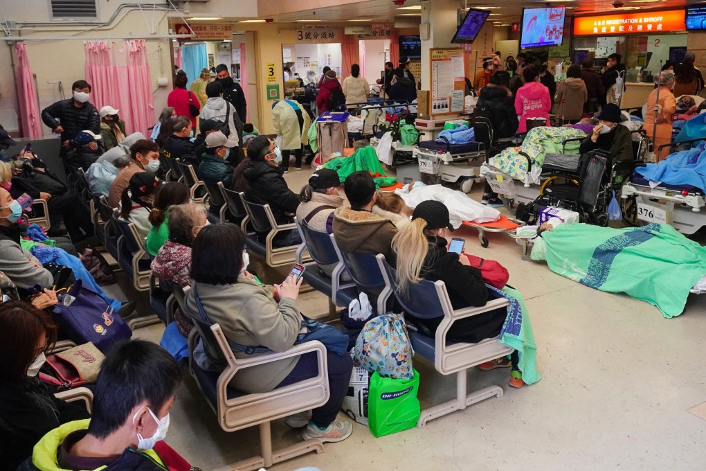 Public hospitals have become overwhelmed with patients during the city’s ongoing fifth coronavirus outbreak. Photo: Felix Wong