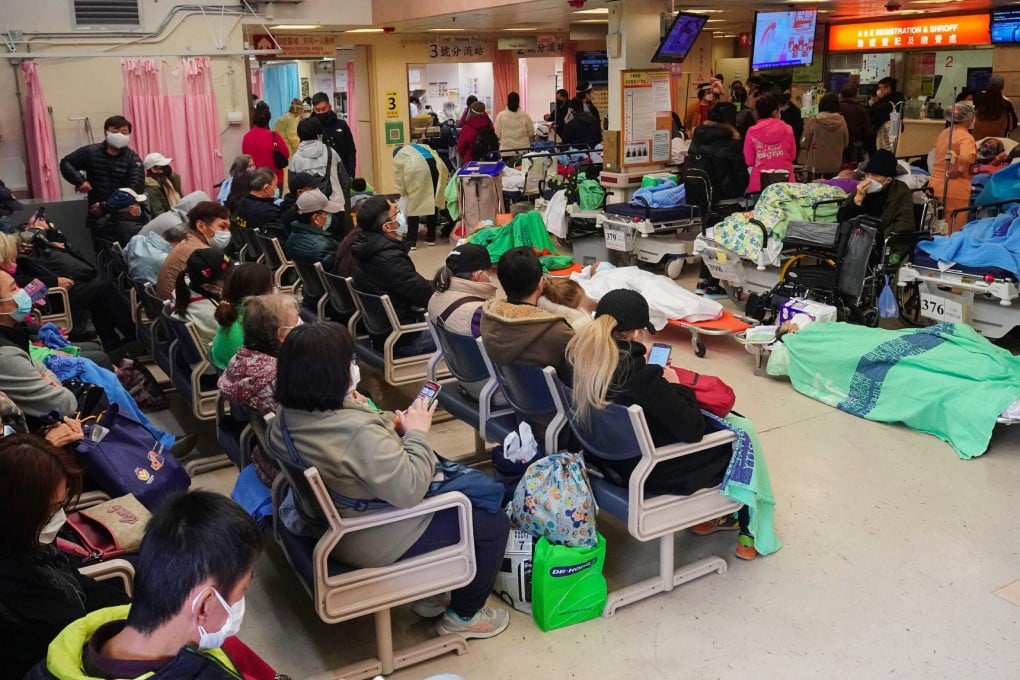 Public hospitals have become overwhelmed with patients during the city’s ongoing fifth coronavirus outbreak. Photo: Felix Wong