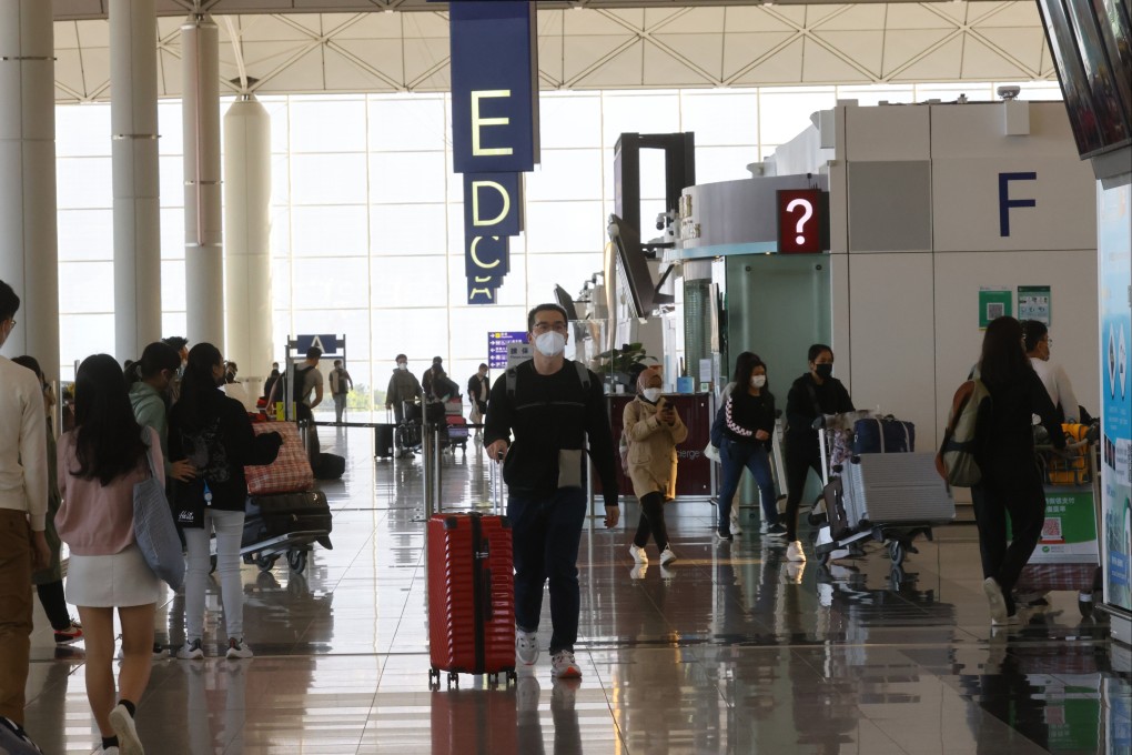 Some 71,354 people left Hong Kong in February, but not all will have done so for good. Photo: Dickson Lee