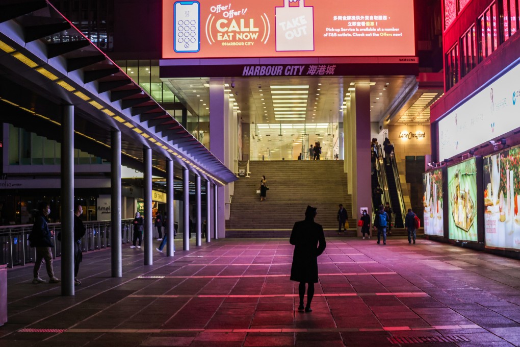 Wharf’s Harbour City shopping centre in Tsim Sha Tsui. Footfall at shopping centres suffered a big drop in the first two months of this year,  says Stephen Ng, the company’s chairman and managing director. Photo: Nora Tam