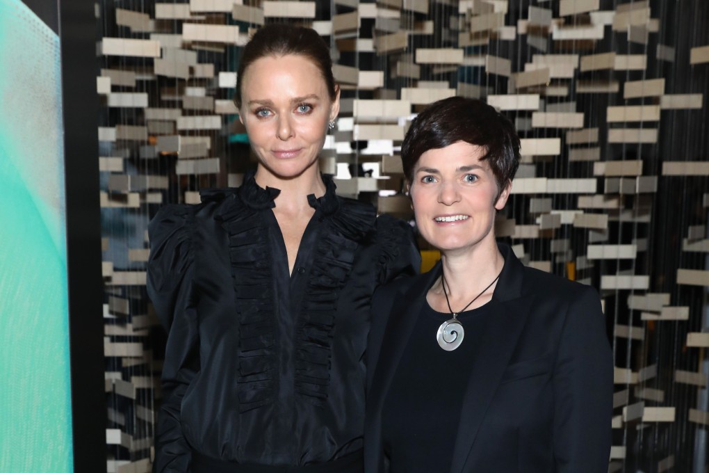 Fashion designer Stella McCartney (left) and Ellen MacArthur, founder of the Ellen MacArthur Foundation. Its new book, Circular Design for Fashion, contains ideas for reducing fashion’s environmental footprint. Photo: Darren Gerrish/Getty Images