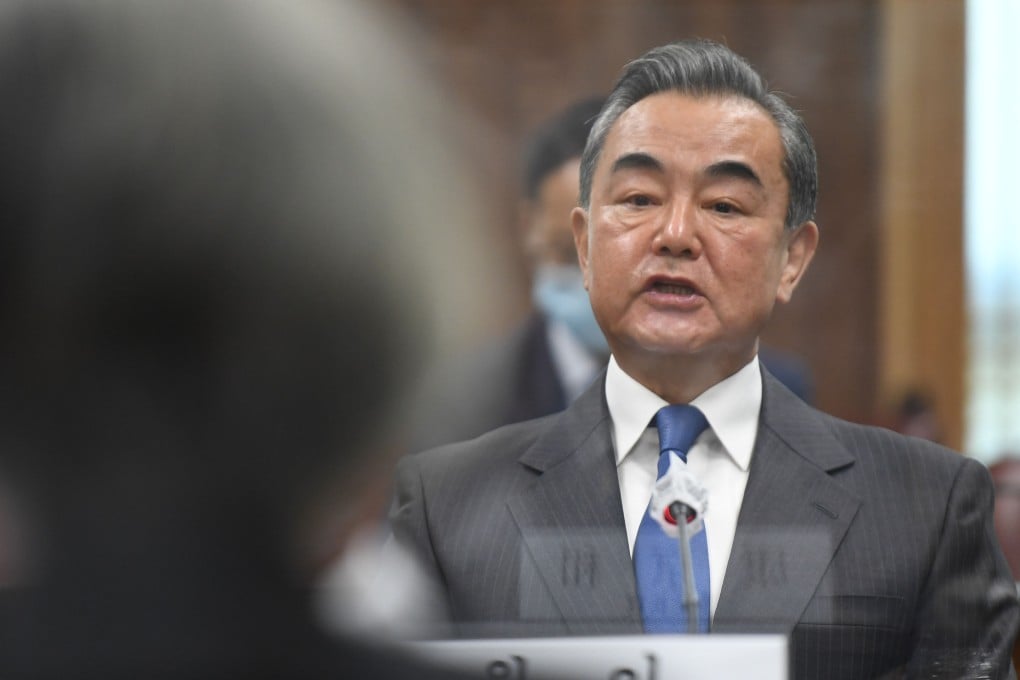 Chinese Foreign Minister Wang Yi said Beijing’s stance on Ukraine is “based on the merits of the matter concerned”. Getty Images/TNS