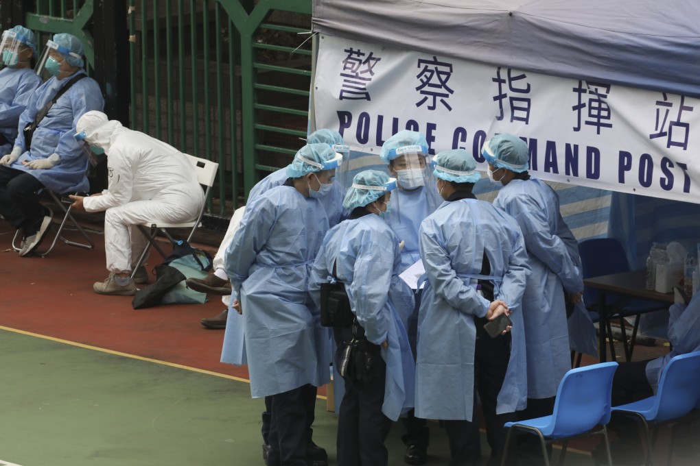 Police officers will be helping out with various roles but they have not been specified yet. Photo: Jelly Tse