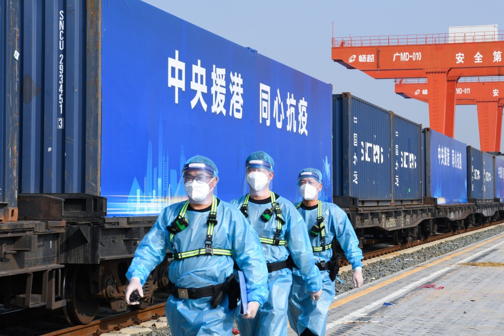 China’s exports grew by 16.3 per cent in combined figures for January and February compared to a year earlier, while imports grew by 15.5 per cent, data released on Monday showed. Photo: Xinhua