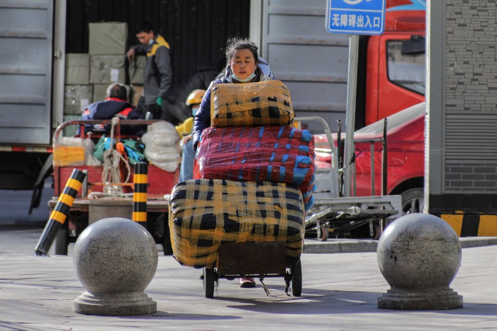 Overall, China’s exports grew by 16.3 per cent in January and February from a year earlier, while imports grew by 15.5 per cent. Photo: EPA-EFE