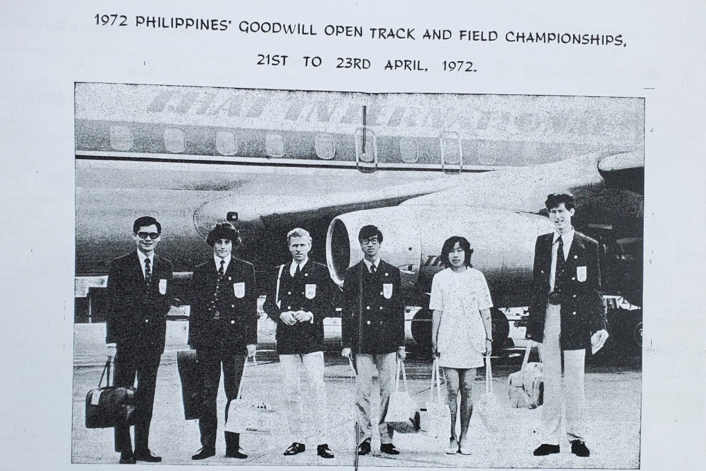 The 1972 Goodwill Open Track and Field Championships, where David Gibson (third from left) set the Hong Kong 1,500m record, which was stood for 50 years. Photo: HKAAA Archives