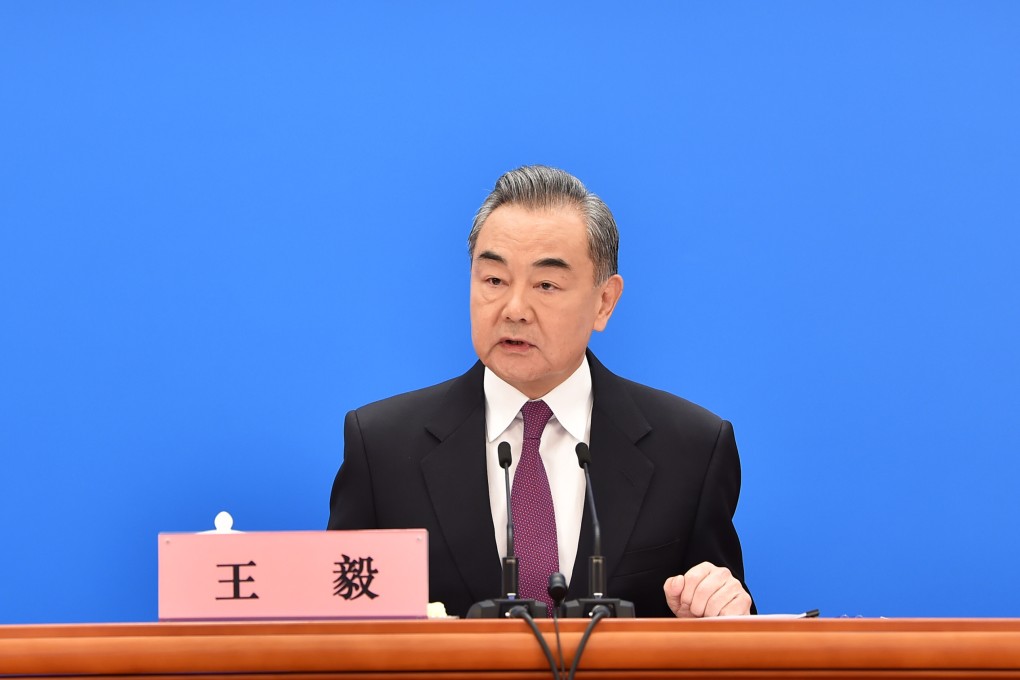 Chinese Foreign Minister Wang Yi holds his annual press conference in Beijing on Monday. Photo: Xinhua
