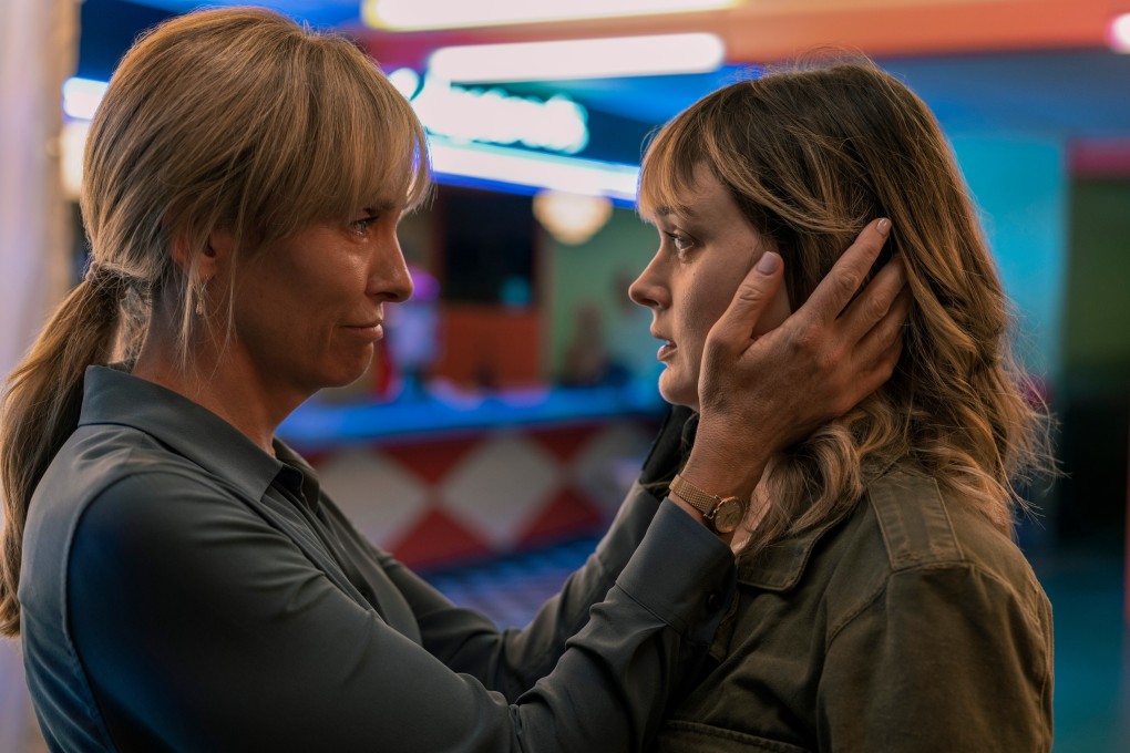 Toni Collette (left) as Laura Oliver and Bella Heathcote as Andy Oliver in Netflix series Pieces of Her, adapted from Karin Slaughter’s novel of the same name. Photo: Mark Rogers/Netflix