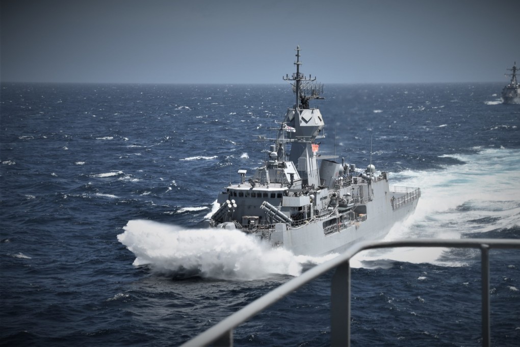 A Royal Australian Navy Anzac-class frigate sails in the Indian Ocean. Australian intelligence believes China is planning to dominate the Indo-Pacific as the world focuses on Russia’s attack on Ukraine. Photo: Capt. Daniel Glazier
