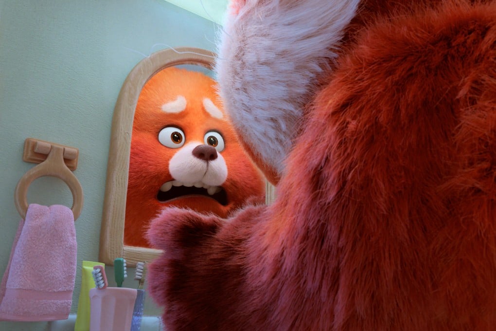 Mei Lee (voiced by Rosalie Chiang) in a still from Turning Red. Photo: Disney/Pixar.