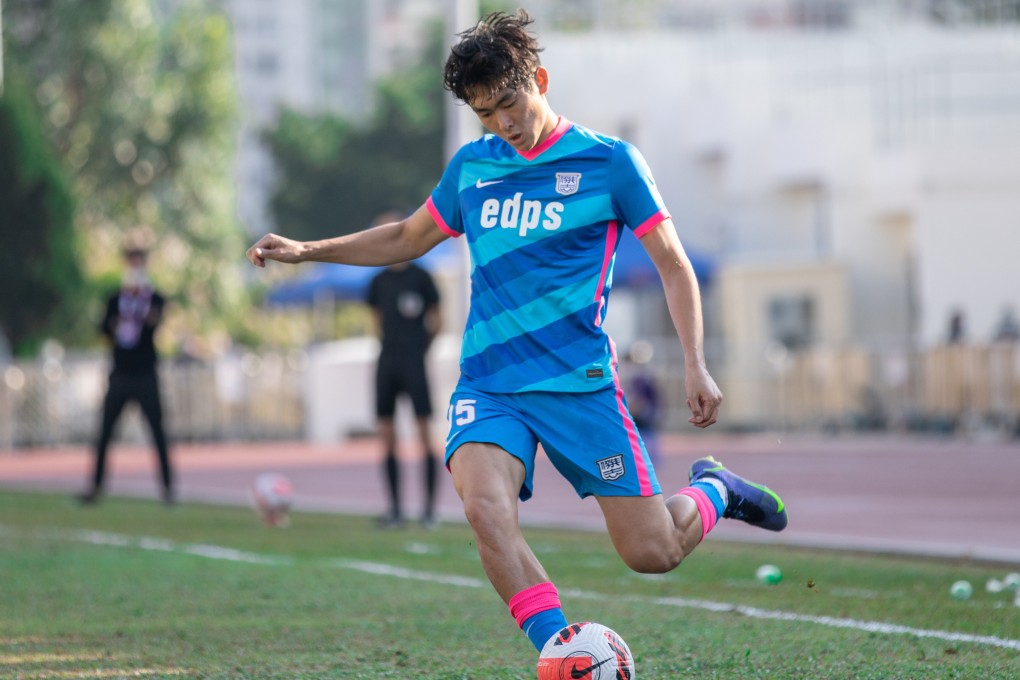 Kitchee and Hong Kong representative senior team fullback Shinichi Chan in a Hong Kong Premier League game. Photo: Kitchee