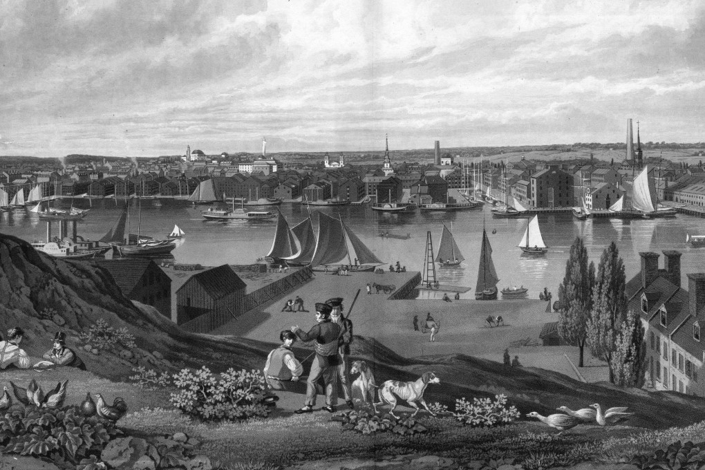 Baltimore from Federal Hill (1830), by William J Bennet. The American city is the setting for much of the action in Karen Joy Fowler’s novel Booth. Photo: Smith Collection/Gado/Getty Images