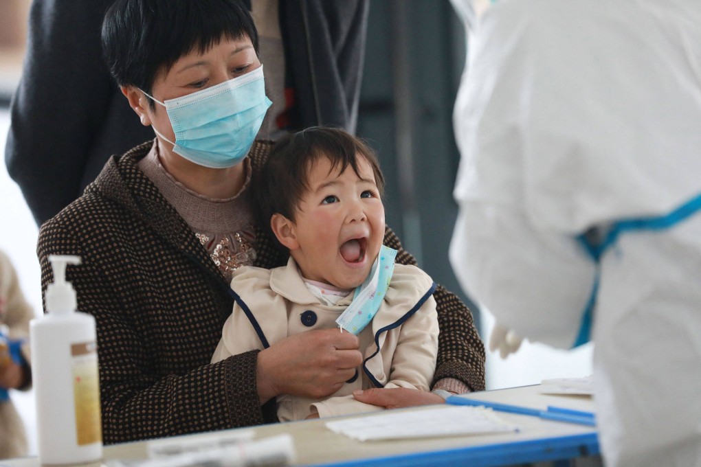 China’s dynamic zero approach to Covid-19 triggers mass nucleic acid testing and strict  restrictions each time an outbreak is reported. Photo: AFP