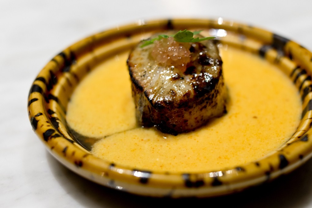 Hokkaido scallop at Revolver in Singapore, one of several successful new restaurants in the Lion City that opened during the pandemic. Photo: Alex Ang