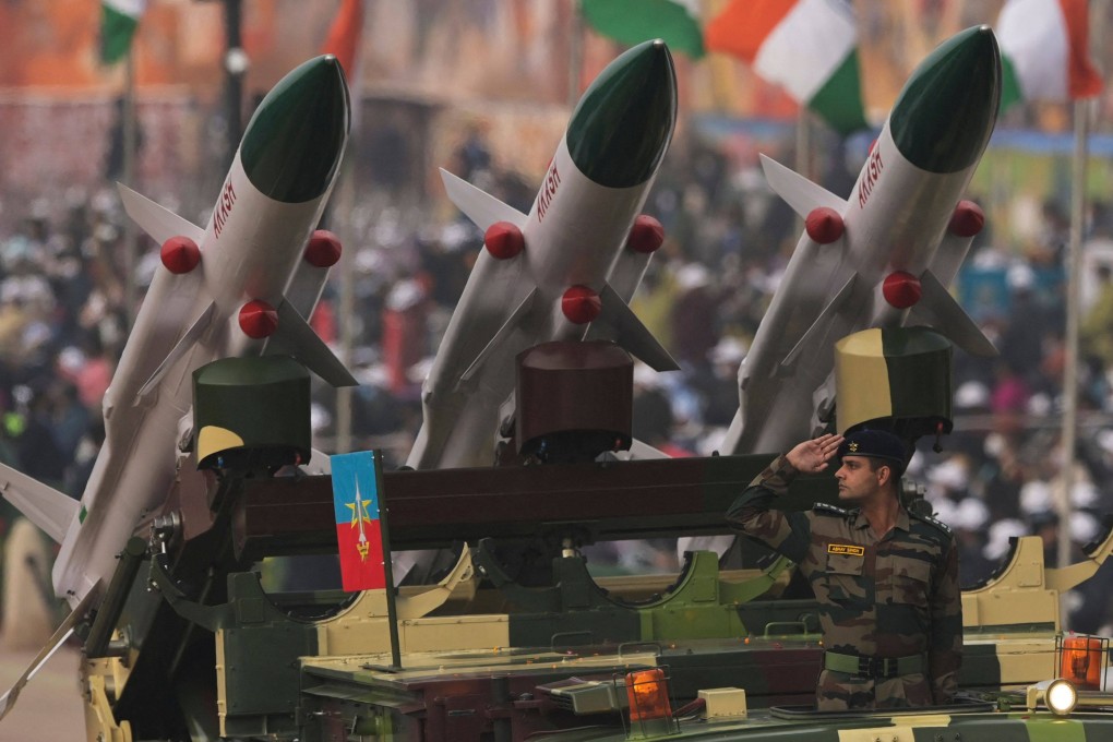 An Akash missile system in India. Photo: AFP