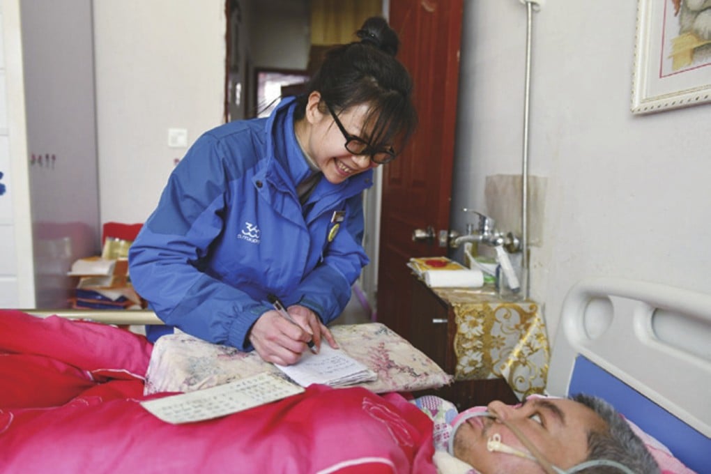 Woman devises a set of ‘love codes’ to communicate with paralysed husband. Photo: Handout