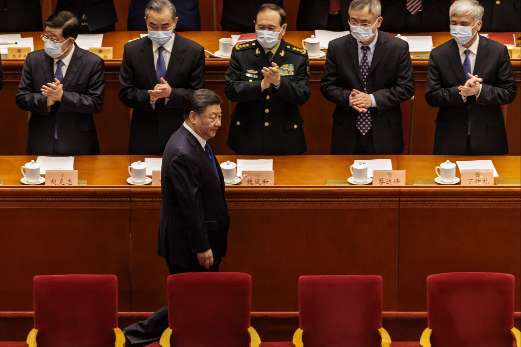 Chinese President Xi Jinping arrives for the closing session of the Chinese People’s Political Consultative Conference (CPPCC) at the Great Hall of the People, in Beijing, on March 10. China holds two major annual political meetings, The National People’s Congress (NPC) and the CPPCC, known as ‘Lianghui’ or ‘Two Sessions’. Photo: EPA-EFE