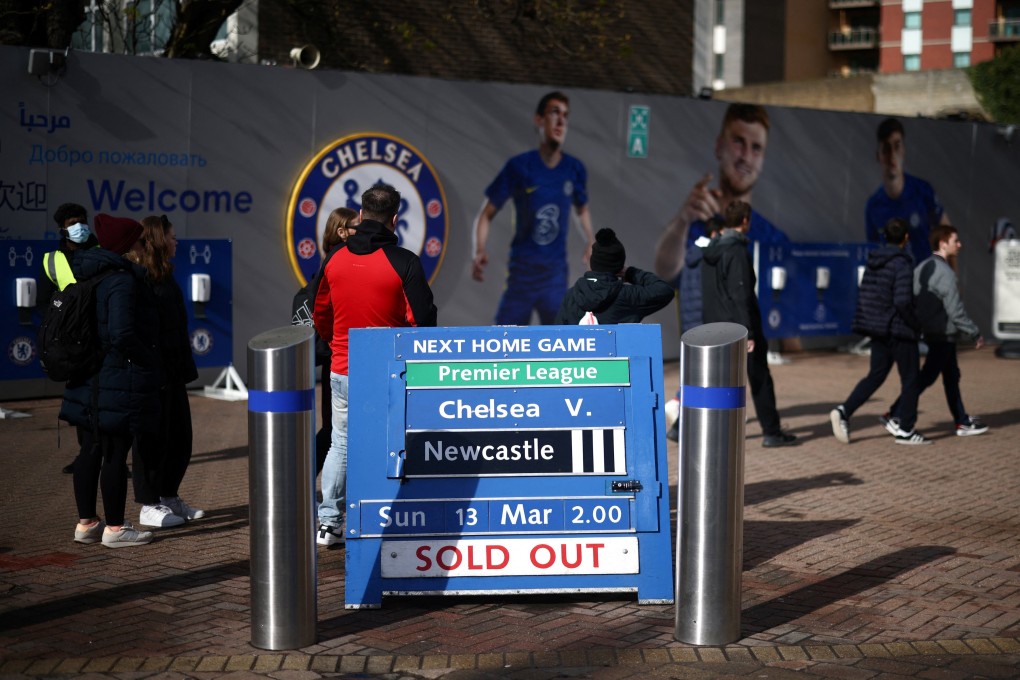 Chelsea are not allowed to sell tickets for matches following Britain’s imposing of sanctions on the club’s Russian owner, Roman Abramovich. Photo: Reuters