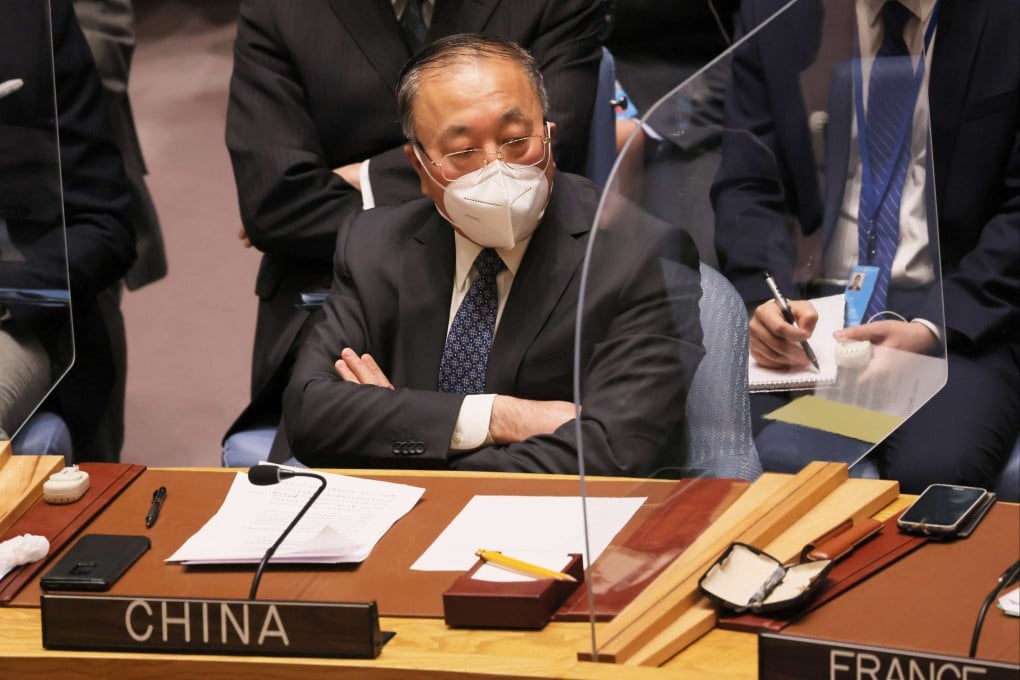 Ambassador Zhang Jun says China has noted with concern relevant information released by Russia. Photo: AFP