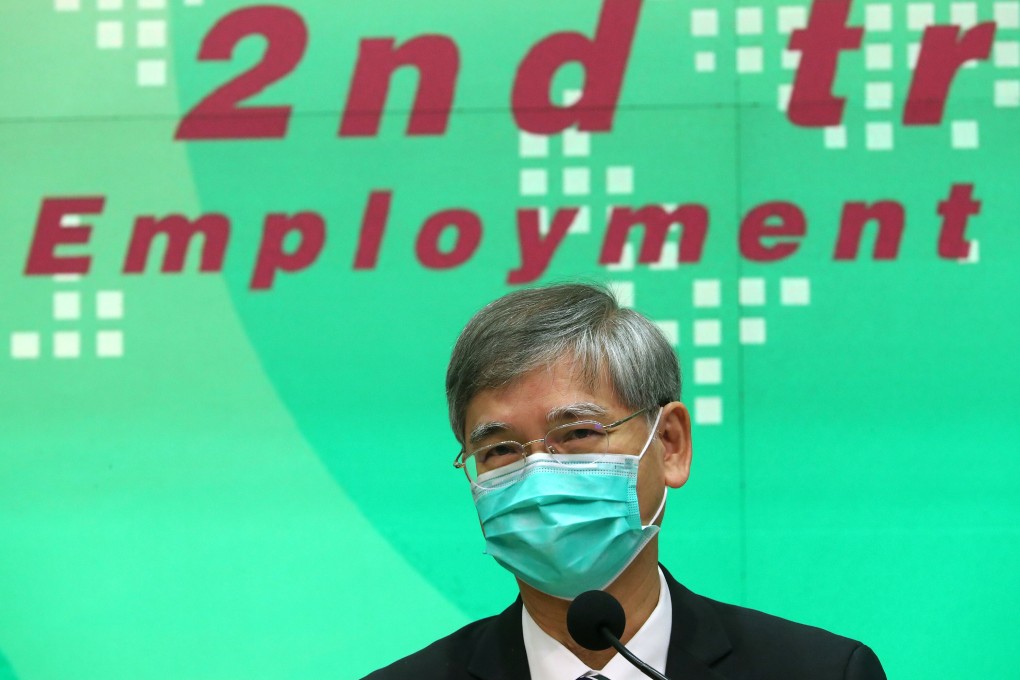 Secretary for Labour and Welfare Law Chi-kwong has urged the legislature to ‘quickly’ pass changes to allow sick leave for quarantined residents and the firing of staff who fail vaccine requirements. Photo: Edmond So