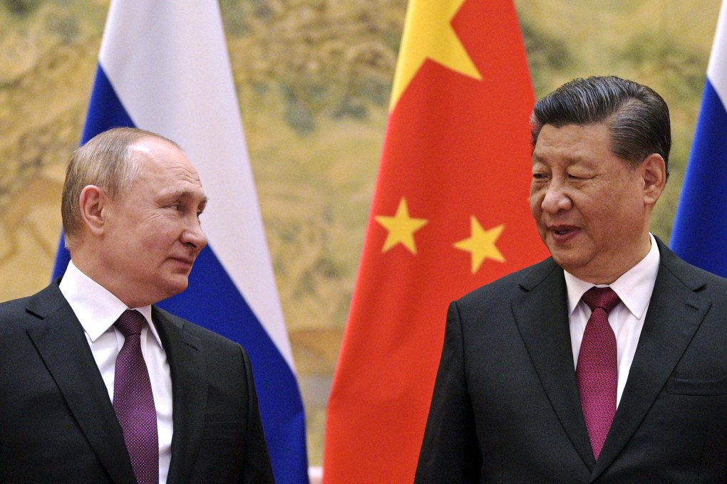 Chinese President Xi Jinping (right) and Russian President Vladimir Putin meet in Beijing on February 4. At the time they declared the friendship between their countries “has no limits.” Photo: Sputnik