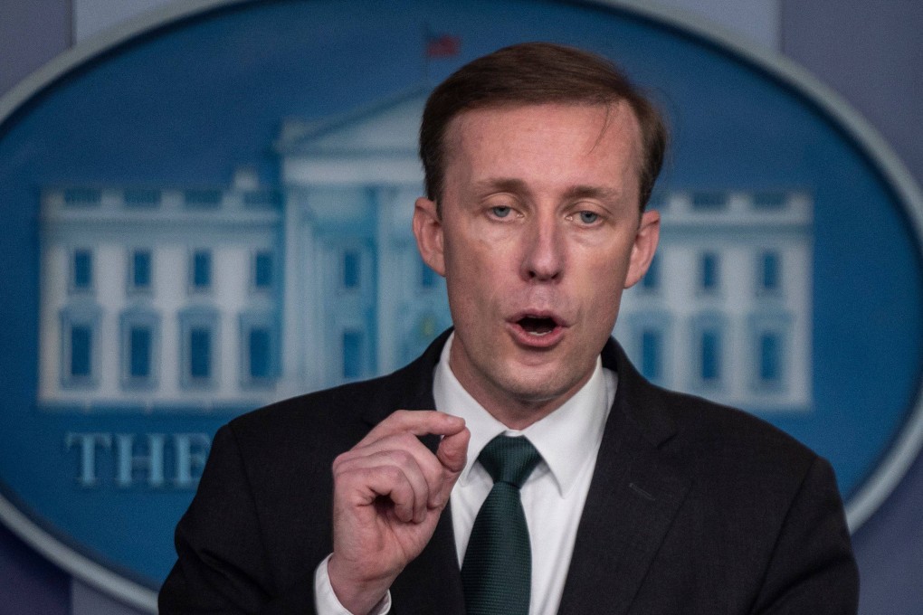 US National Security Adviser Jake Sullivan said he did not wish to “brandish threats” against China. Photo: AFP