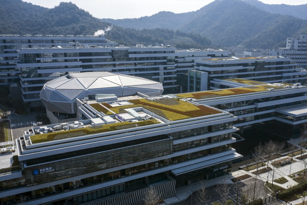 The Ant Group Co. headquarters in Hangzhou, China, on Monday, Feb. 21, 2022. Photo: Bloomberg