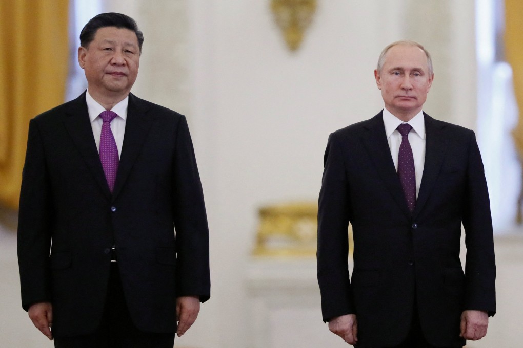 Weeks before Russia’s invasion of Ukraine, Xi Jinping and Vladimir Putin declared their nations’ partnership had “no limits”. Photo: Reuters