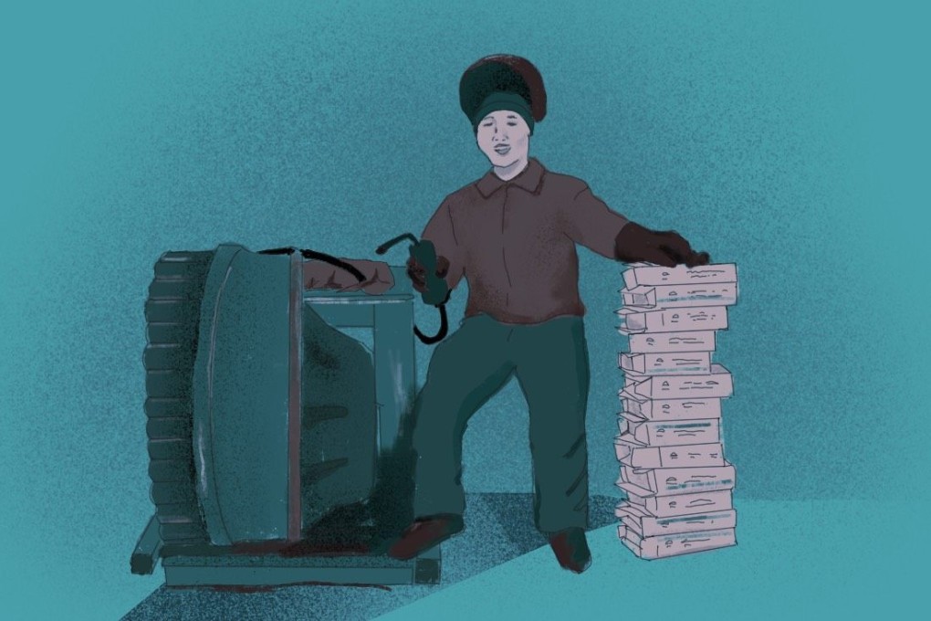 An artist’s sketch of Huy, a Vietnamese worker in Romania. Artwork: Czarina Divinagracia