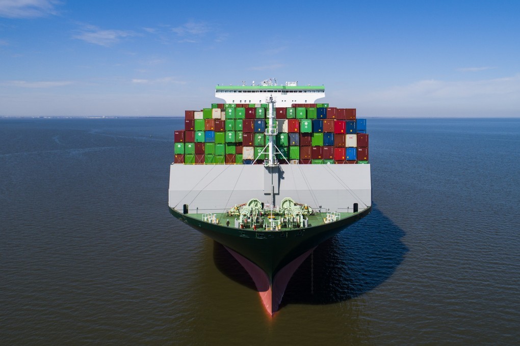 The Ever Forward (pictured) has the same owners as the Ever Given, which clogged up the Suez Canal last year. Photo: EPA