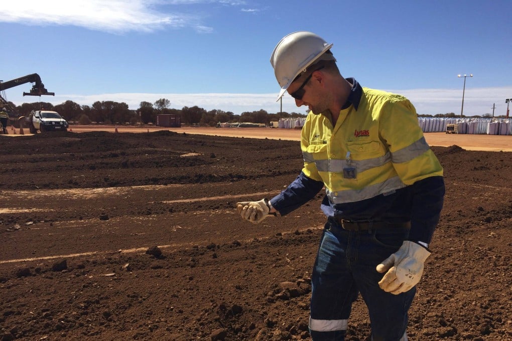 A worker at a rare earths mine in Perth, Western Australia. File photo: Reuters