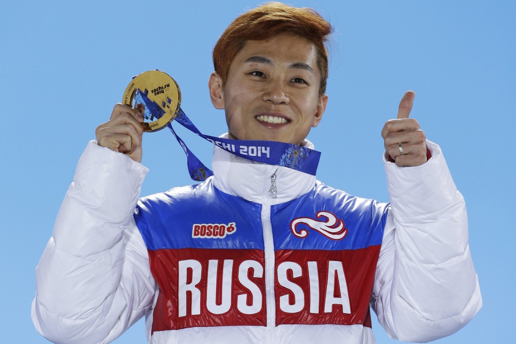 Viktor Ahn won gold in the men’s 1,000-meter short track speedskating in Sochi, Russia. Photo: AP