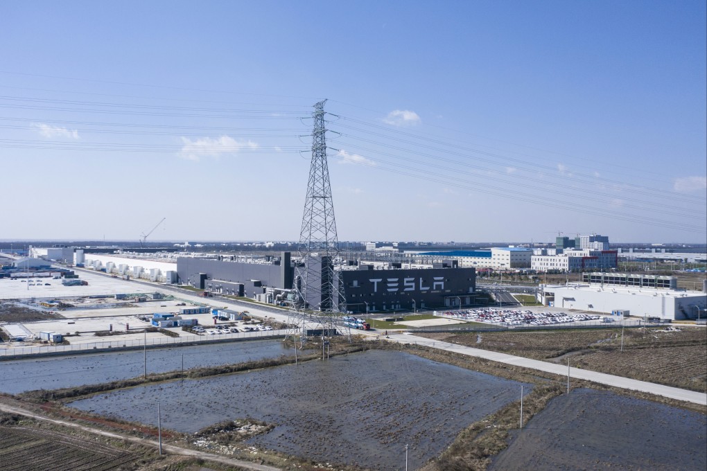 Tesla’s Gigafactory 3 in Shanghai on February 17, 2020. Photo: Bloomberg