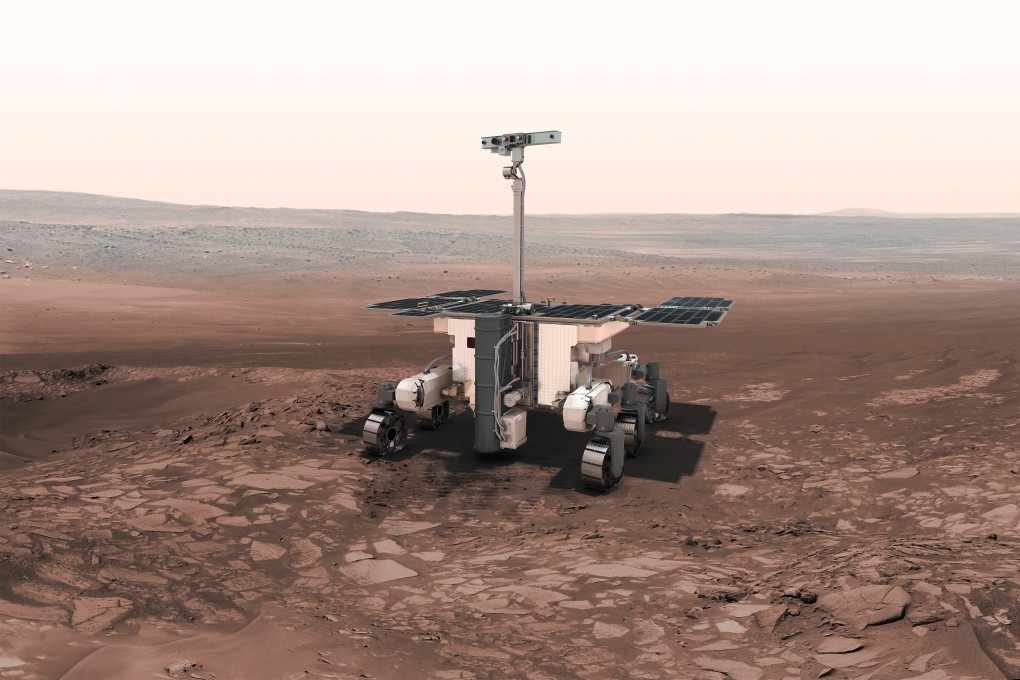 Illustration from the European Space Agency shows the European-Russian ExoMars rover. Photo: AP