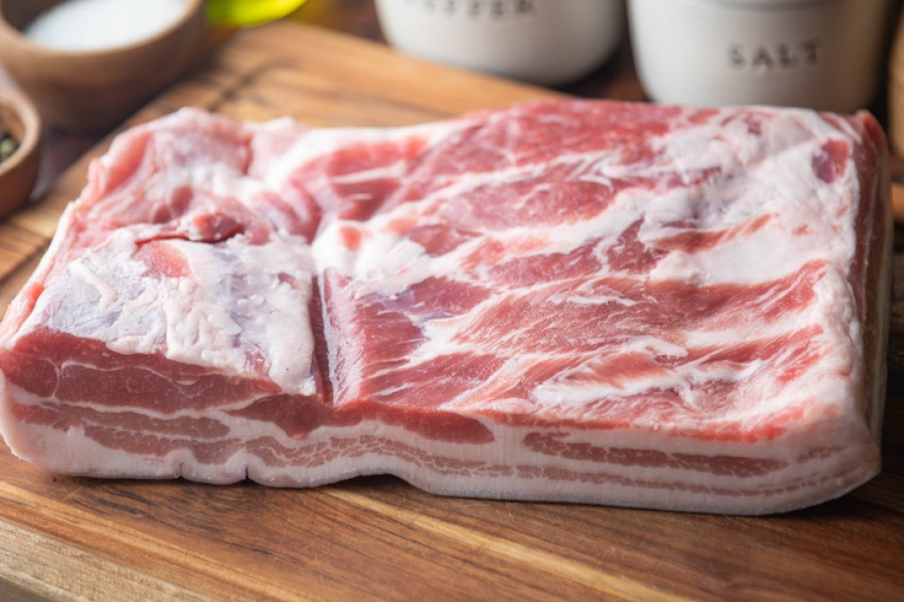 Buy a well-layered piece of pork belly that’s as evenly thick as possible before starting the home-cure process. Photo: Shutterstock
