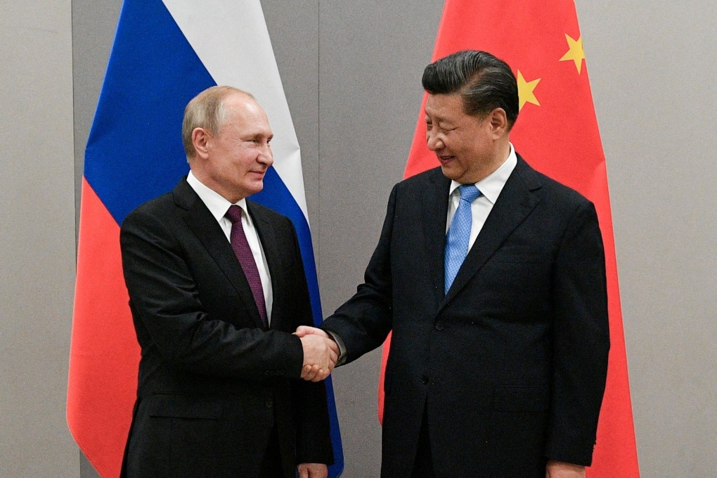 Russian President Vladimir Putin and Chinese leader Xi Jinping at a meeting in 2019. Photo: Reuters