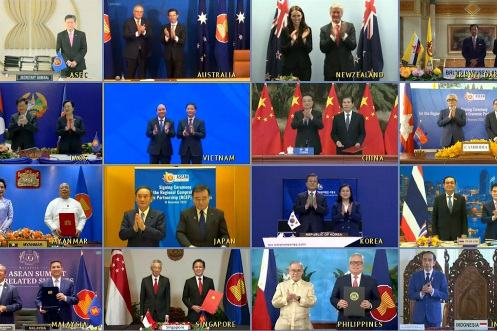 The Regional Comprehensive Economic Partnership (RCEP) is the world’s largest free trade agreement as it covers nearly a third of the global population and about 30 per cent of its global gross domestic product. Photo: EPA-EFE