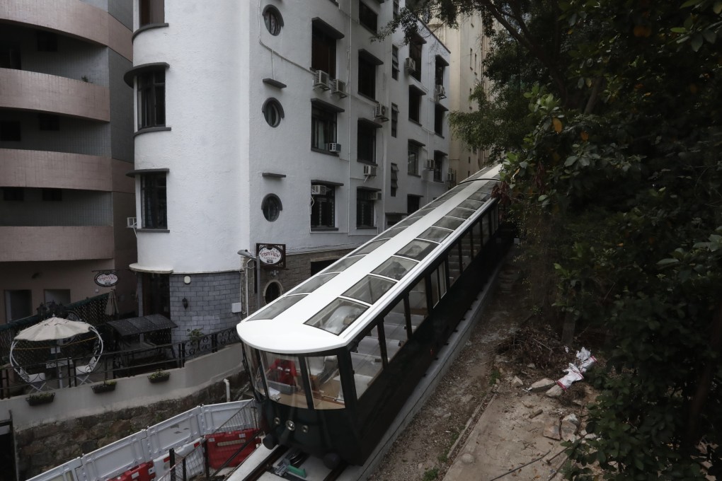 A test run of a new tramcar. Photo: Jonathan Wong