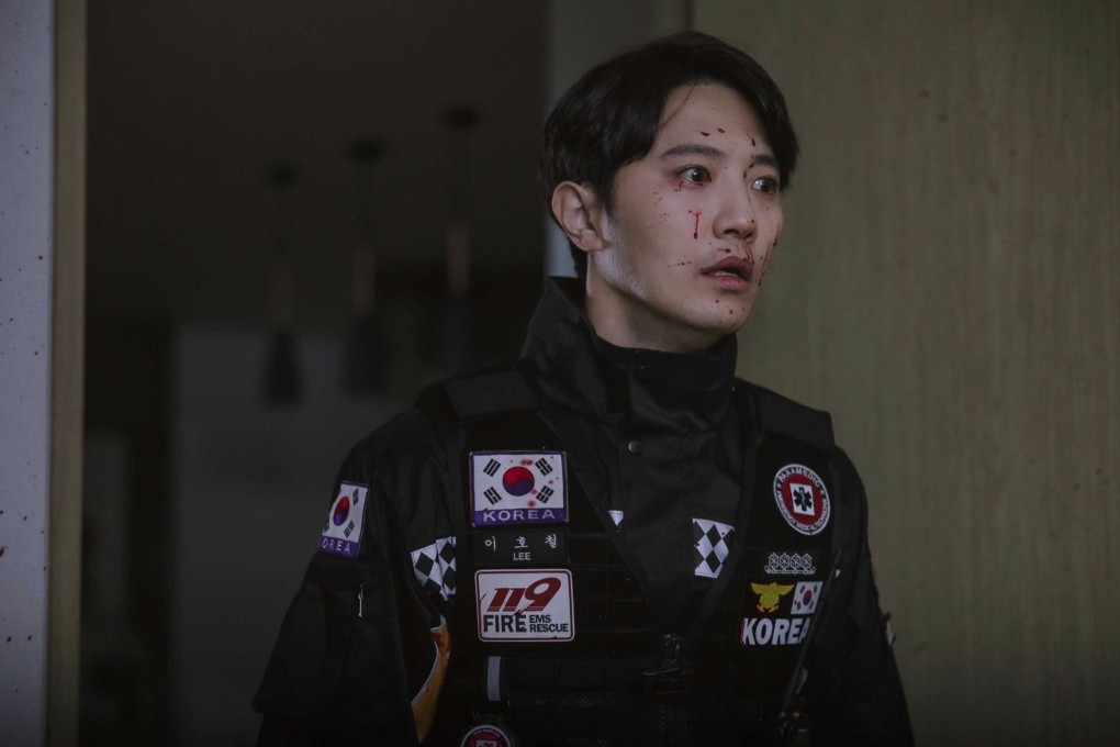 Jin Goo in a still from A Superior Day. Goo stars as a father tasked with tracking down a serial killer in exchange for his kidnapped daughter.