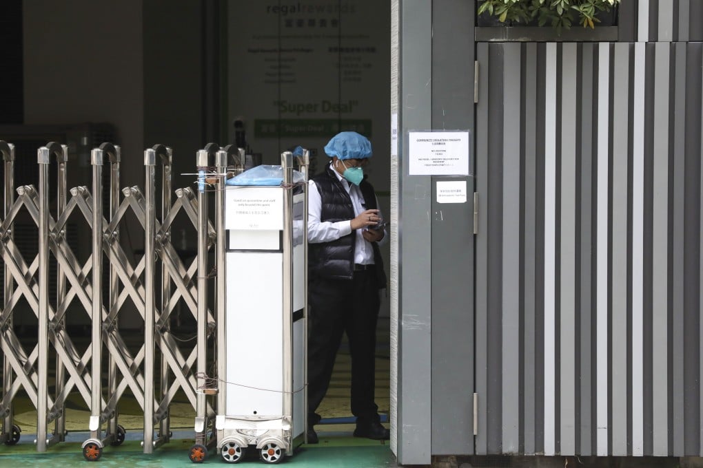 The iclub Ma Tau Wai Hotel in To Kwa Wan, a community isolation facility. Photo: Jonathan Wong