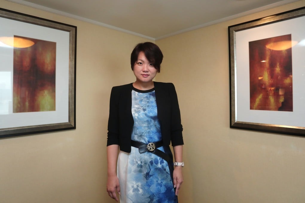 Jessica Tan Sin-yin, Ping An’s co-CEO. Only about 5.5 per cent of the firm’s insurance investment portfolio has real estate exposure, she says. Photo: Jonathan Wong