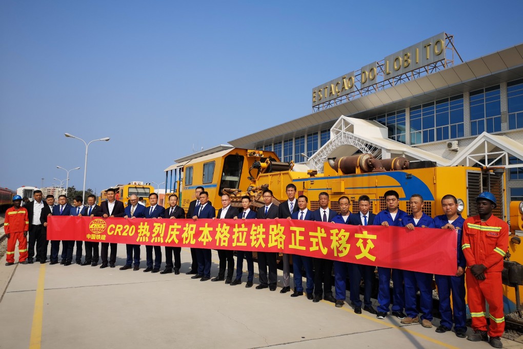 The Benguela Railway in Angola was built by China, but Angola owes almost 5 per cent of its national income to China to service its wider debts. Photo: Xinhua
