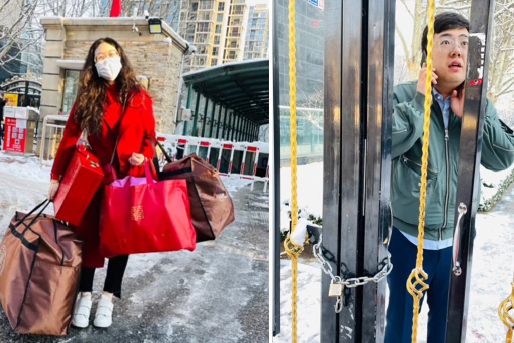 Bride rushes to groom’s home before lockdown deadline to perform wedding in a simple ceremony. Photo: Douyin