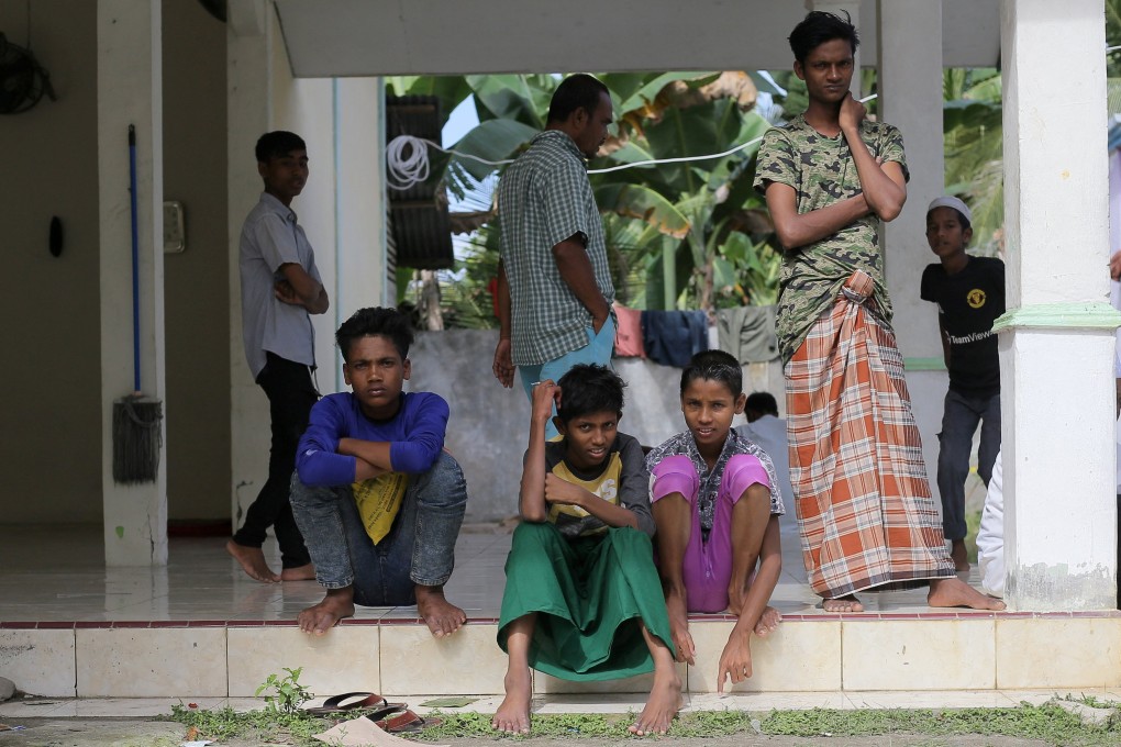 Rohingya refugees at a temporary shelter in Bireuen, Aceh province, Indonesia on March 6. Photo: Antara Foto / Rizawati via Reuters
