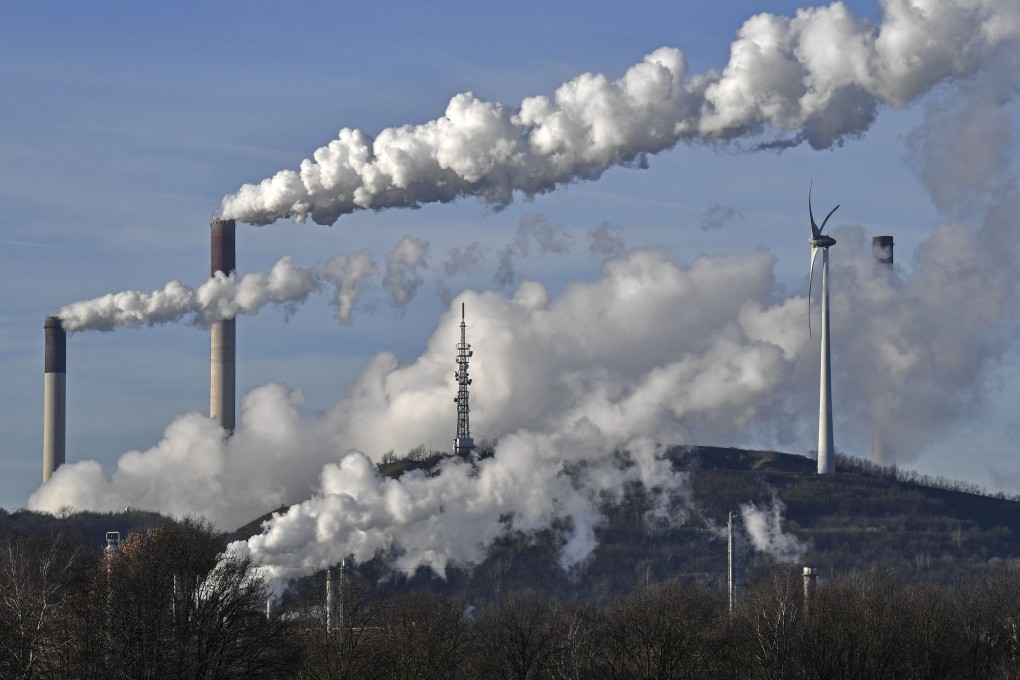 A coal-fired power plant and BP refinery in Germany. File photo: AP