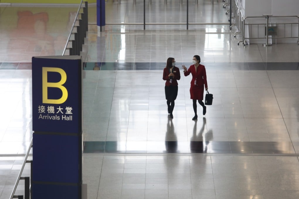 The arrivals hall at Hong Kong’s airport. Photo: Yik Yeung -man