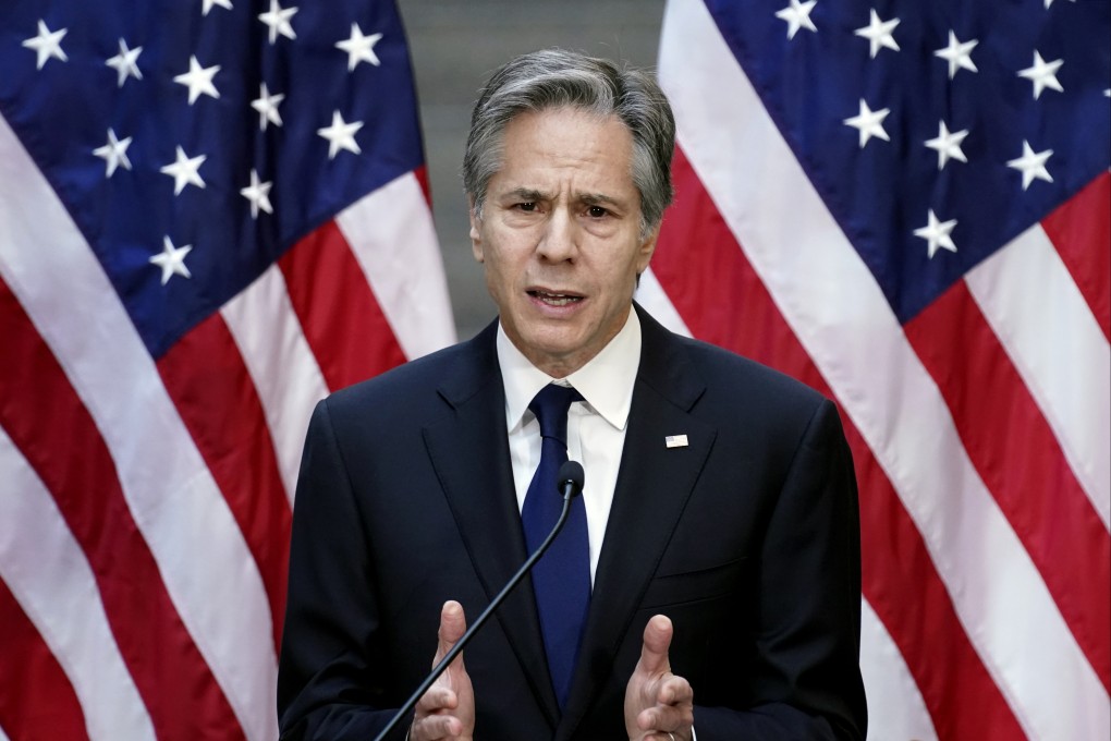 US Secretary of State Antony Blinken in Washington on March 21. Photo: AP