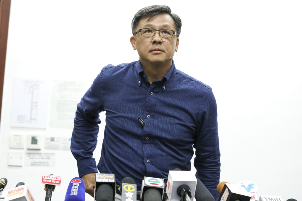 Pro-establishment lawmaker Junius Ho.  Nora Tam