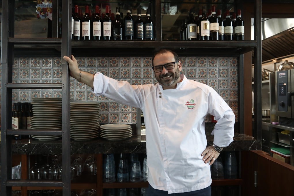 Chef Paolo Monti, of Ama Ristorante in Wan Chai, Hong Kong, took the plunge and opened his own restaurant during the coronavirus pandemic’s fifth wave in the city. Photo: Jonathan Wong