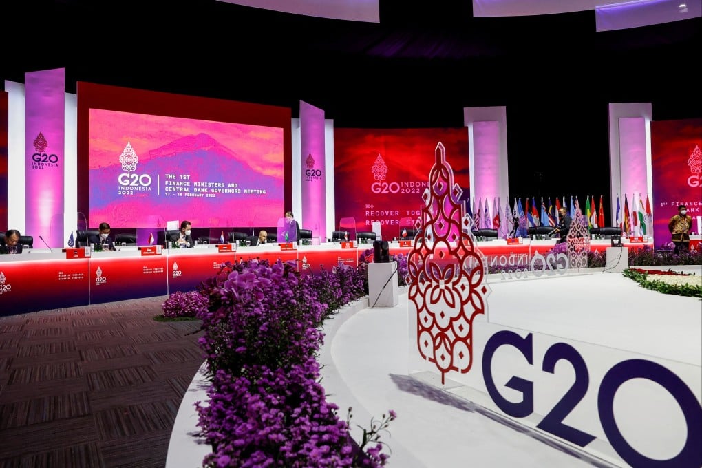 The G20 meeting in Jakarta, Indonesia, on February 18, 2022. Photo: Reuters